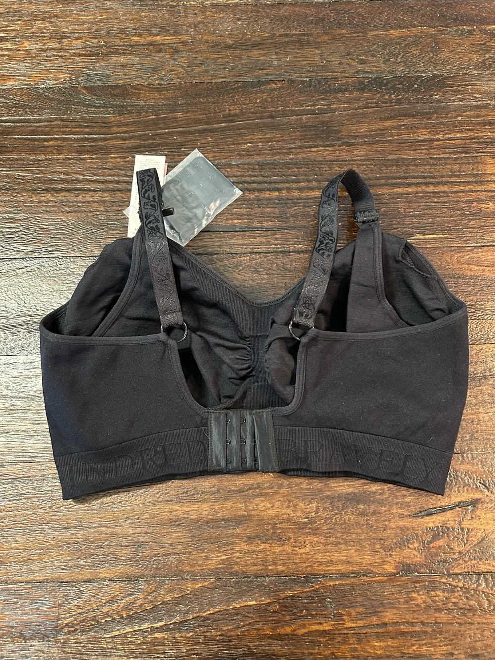NWT Kindred Bravely Black Sublime Hands-Free Nursing Bra - L- Super Busty - Picture 3 of 8